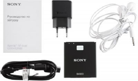 Смартфон Sony Xperia M dual C2005 (Black) купить в интернет-магазине icover