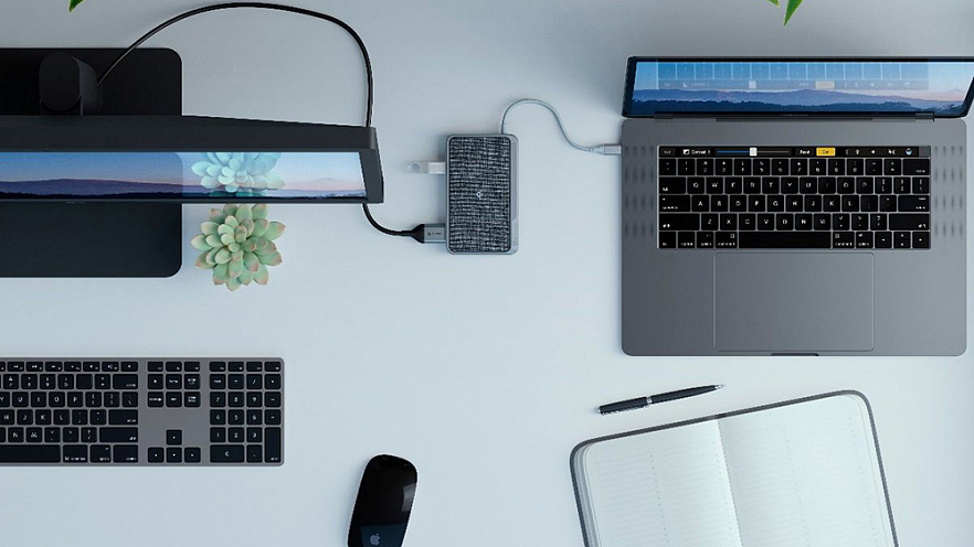 Беспроводное зарядное устройство Alogic Dock Wave 3-in-1 USB-C ULDWAV-SGR (Space Grey) купить в интернет-магазине icover