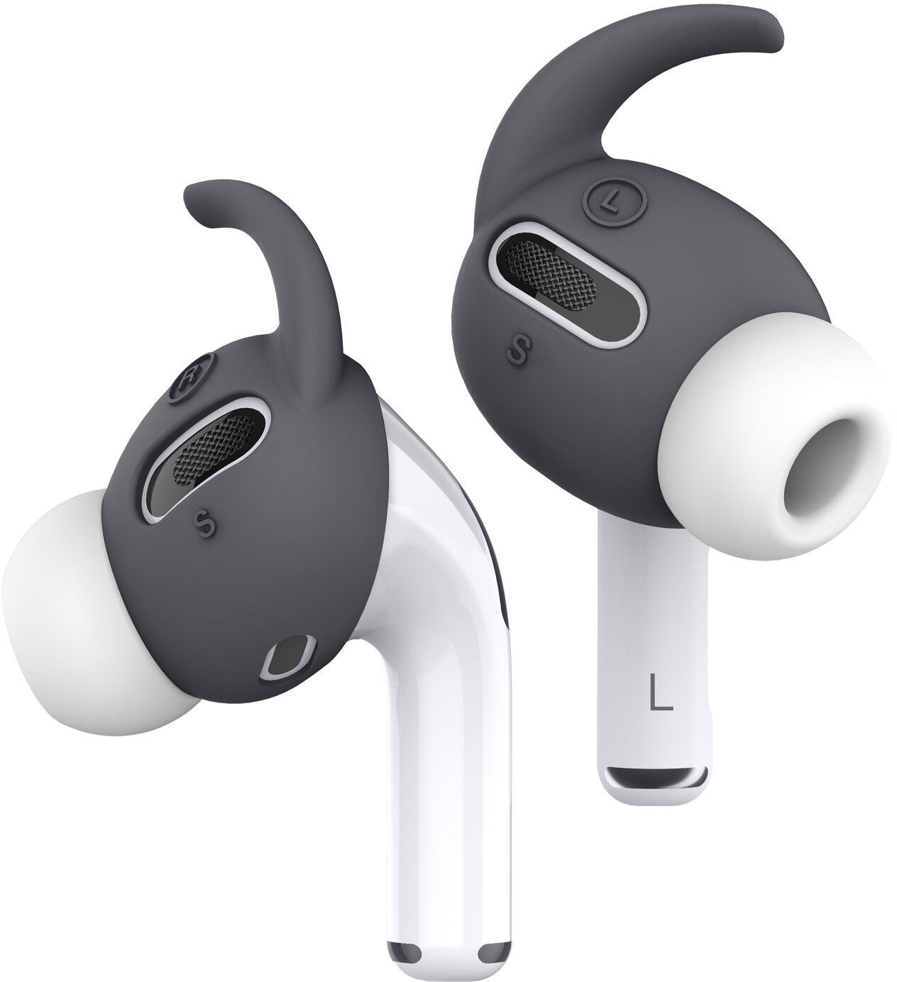 

Держатели Elago Earbuds Hook (EAPP-BUDSHK-DGY) для AirPods Pro (Dark Grey)