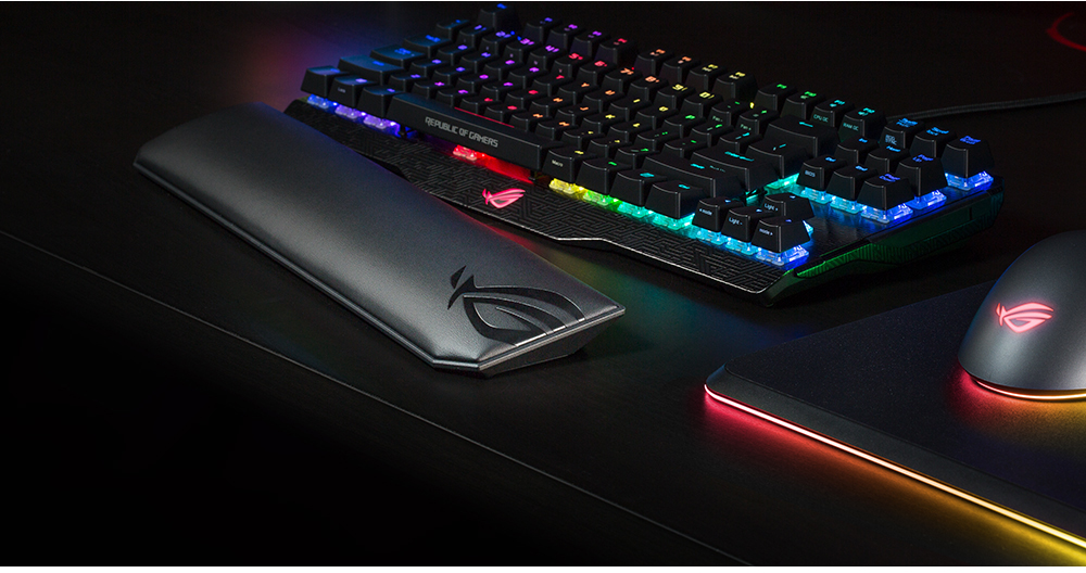 Подставка под запястье Asus ROG Gaming Wrist Rest (90MP00Y0-B0UA00) купить в интернет-магазине icover