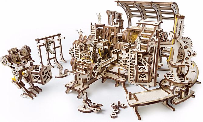 3D-пазл UGears Фабрика роботов (70039) купить в интернет-магазине icover