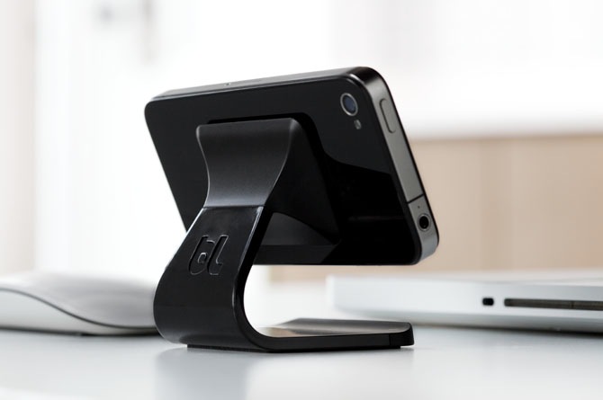 Bluelounge Milo (MO-BL) - подставка-держатель для iPhone (Black/Black) купить в интернет-магазине icover