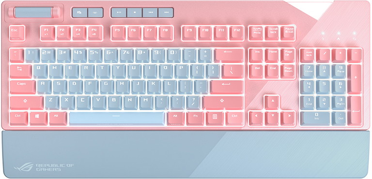 Игровая клавиатура Asus ROG Strix Flare 90MP00M0-B0RA04 (Pink) купить в интернет-магазине icover
