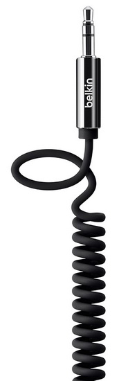 

Аудиокабель Belkin MIXIT Coiled Cable (AV10126cw06-BLK) Black