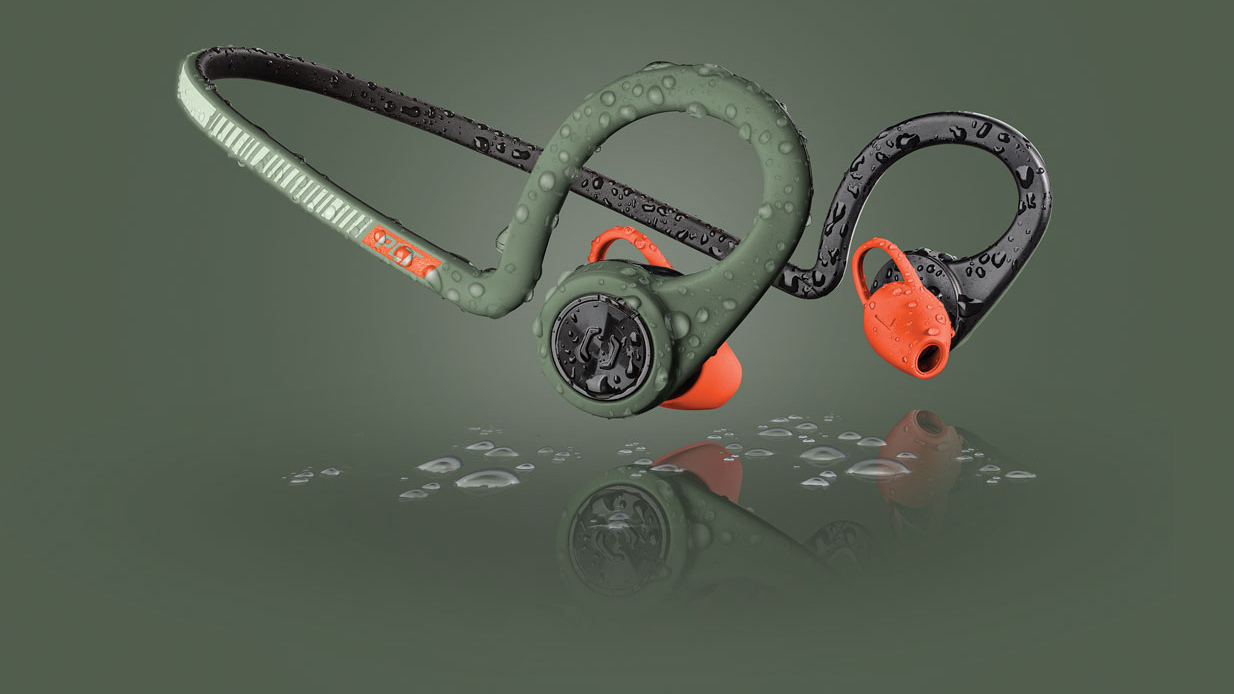 Bluetooth-наушники Plantronics BackBeat FIT с микрофоном (Stealth Green) купить в интернет-магазине icover