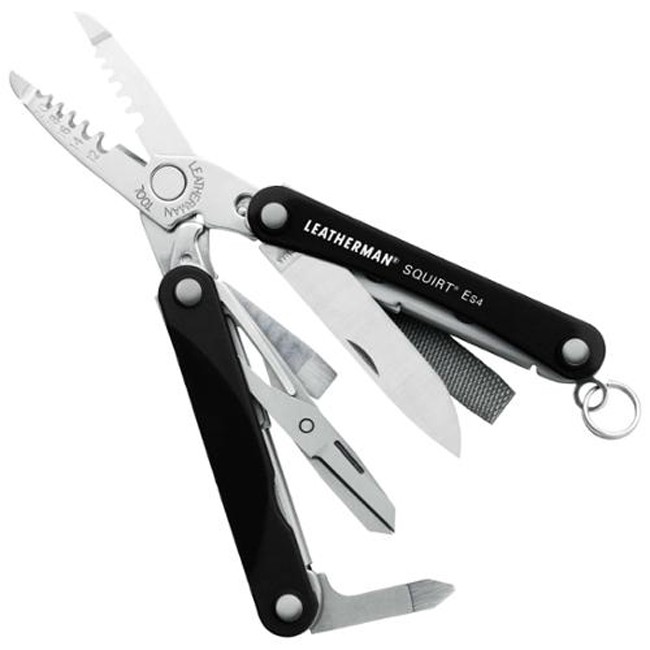 Мультитул Leatherman Squirt ES4 (Black) купить в интернет-магазине icover