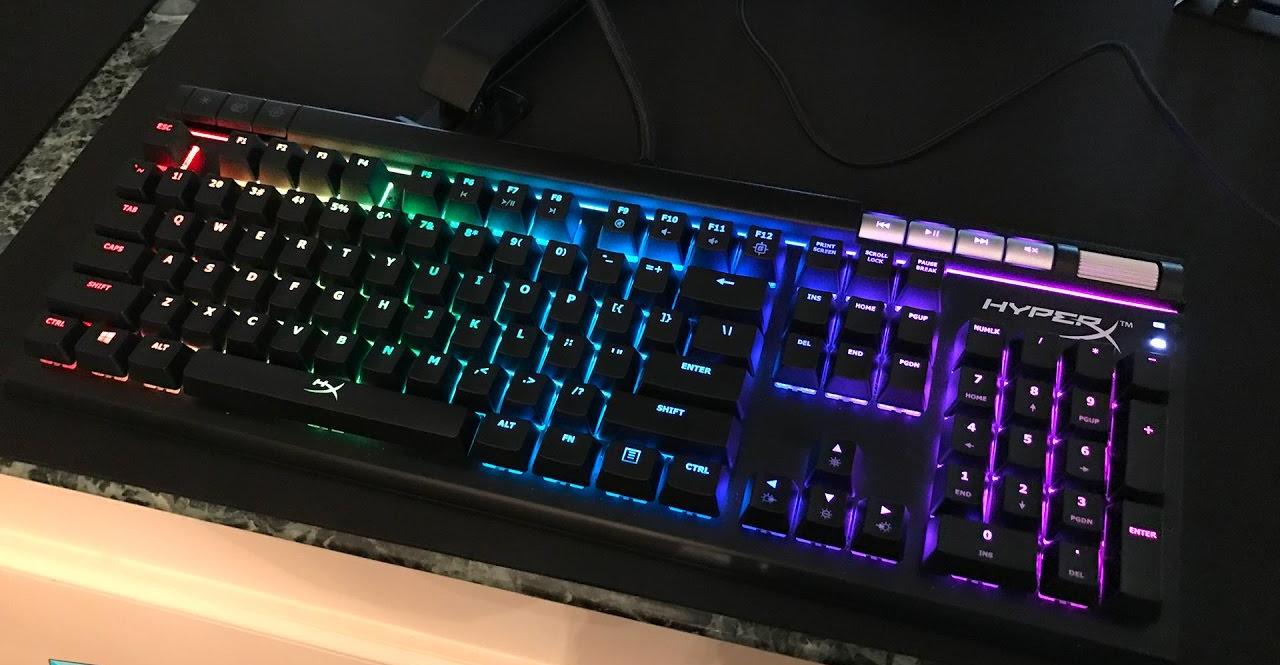 Игровая клавиатура Kingston HyperX Alloy Elite RGB Cherry MX Red (Black) купить в интернет-магазине icover