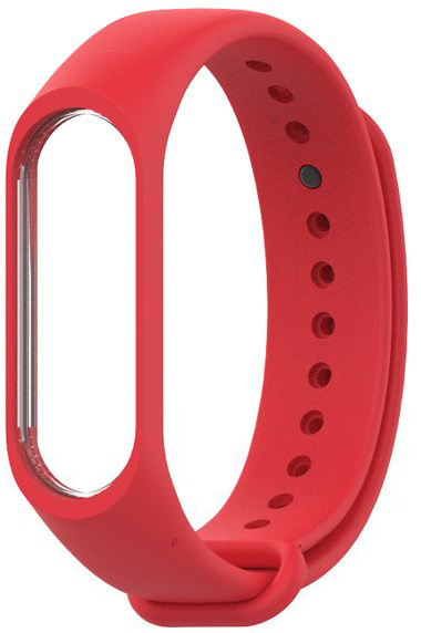 

Сменный ремешок для Хiaomi Mi Band 3/4 Silicon (Red)
