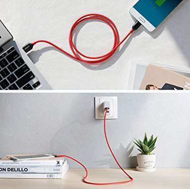 Кабель Anker PowerLine+ USB-C/USB 3.0 0.9 м A8168H91 (Red) купить в интернет-магазине icover