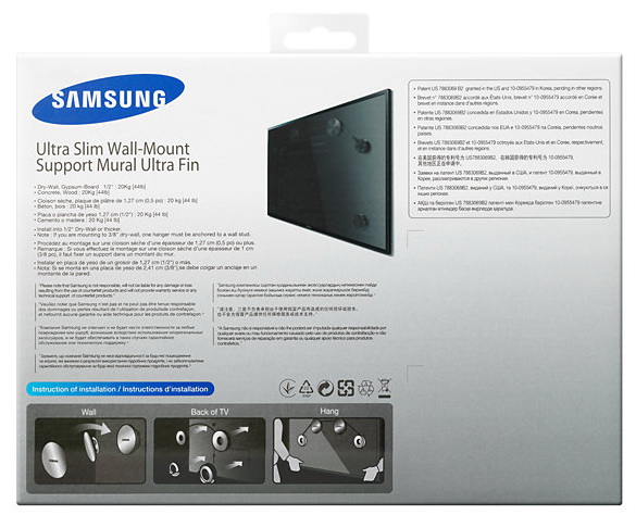 Samsung WMN3000BX/RU - настенное крепление для ТВ 46-60" купить в интернет-магазине icover