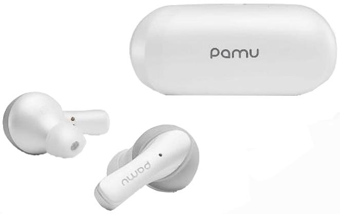 

Беспроводные TWS стереонаушники Padmate PaMu Slide Mini (White)