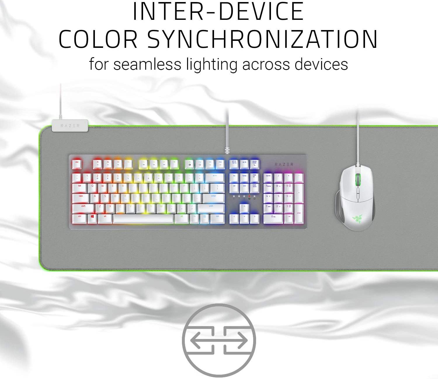Коврик для мыши Razer Goliathus Chroma Extended RZ02-02500314-R3M1 (Mercury White) купить в интернет-магазине icover