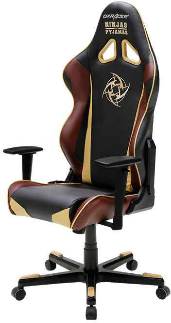 Компьютерное кресло DXRacer Ninjas in Pyjamas OH/RE126/НСС/NIP (Brown) купить в интернет-магазине icover