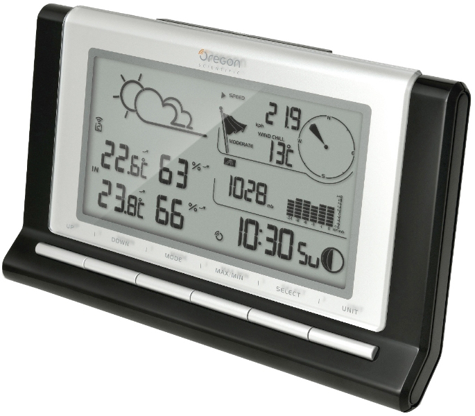 Oregon Scientific WMR89 - многофункциональная погодная станция (Black) купить в интернет-магазине icover
