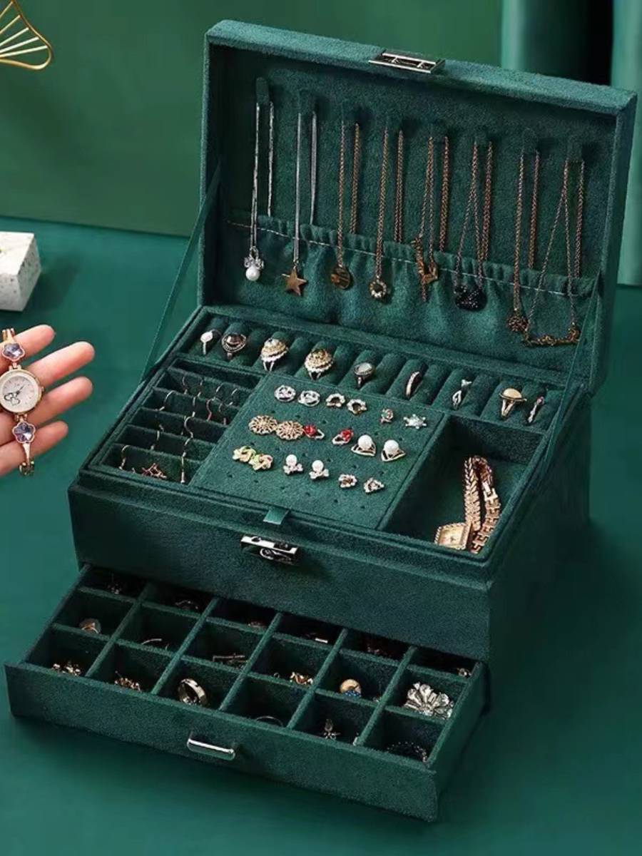 Шкатулка для украшений Ridberg 1 ящик (Green) купить в интернет-магазине icover