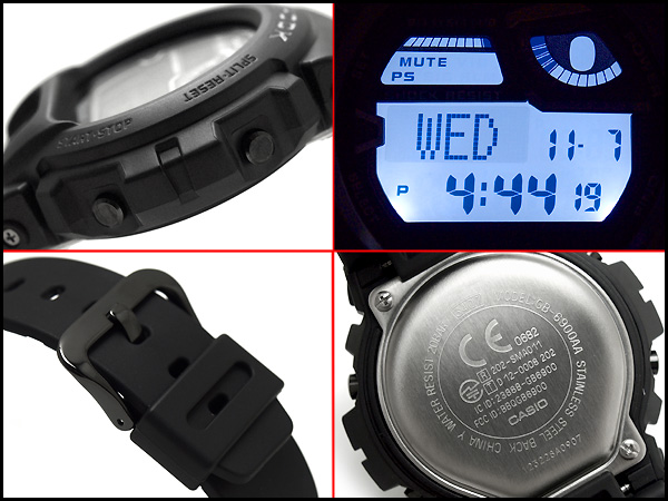 Casio G-Shock GB-6900AA-1E - умные часы (Black) купить в интернет-магазине icover