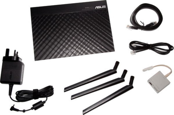 Asus DSL-N55U Annex A Dual-band  - ADSL-маршрутизатор с поддержкой Wi-Fi 802.11n купить в интернет-магазине icover