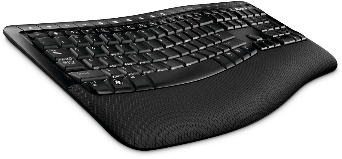 Microsoft Wireless Comfort Desktop 5000 (CSD-00017) - беспроводные клавиатура и мышь (Black) купить в интернет-магазине icover