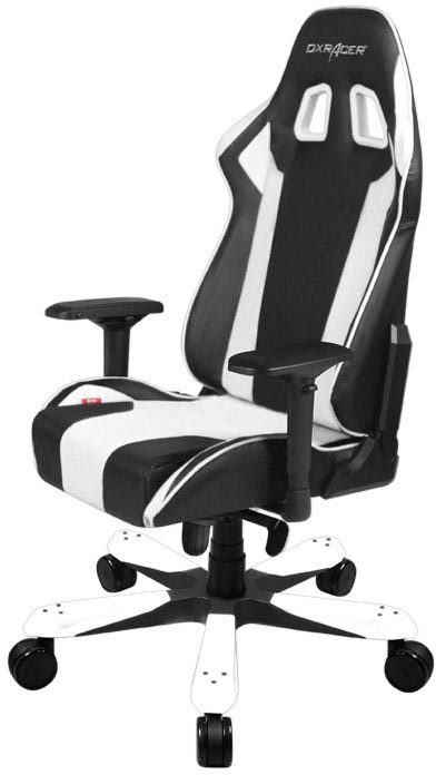 Компьютерное кресло DXRacer OH/KS06/NW (Black/White) купить в интернет-магазине icover