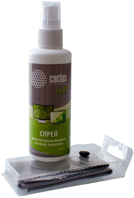 Чистящий набор Cactus CS-S3001E для экранов 100ml купить в интернет-магазине icover