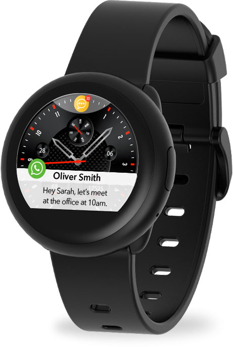 Умные часы MyKronoz ZeRound 3 Lite (Black) купить в интернет-магазине icover