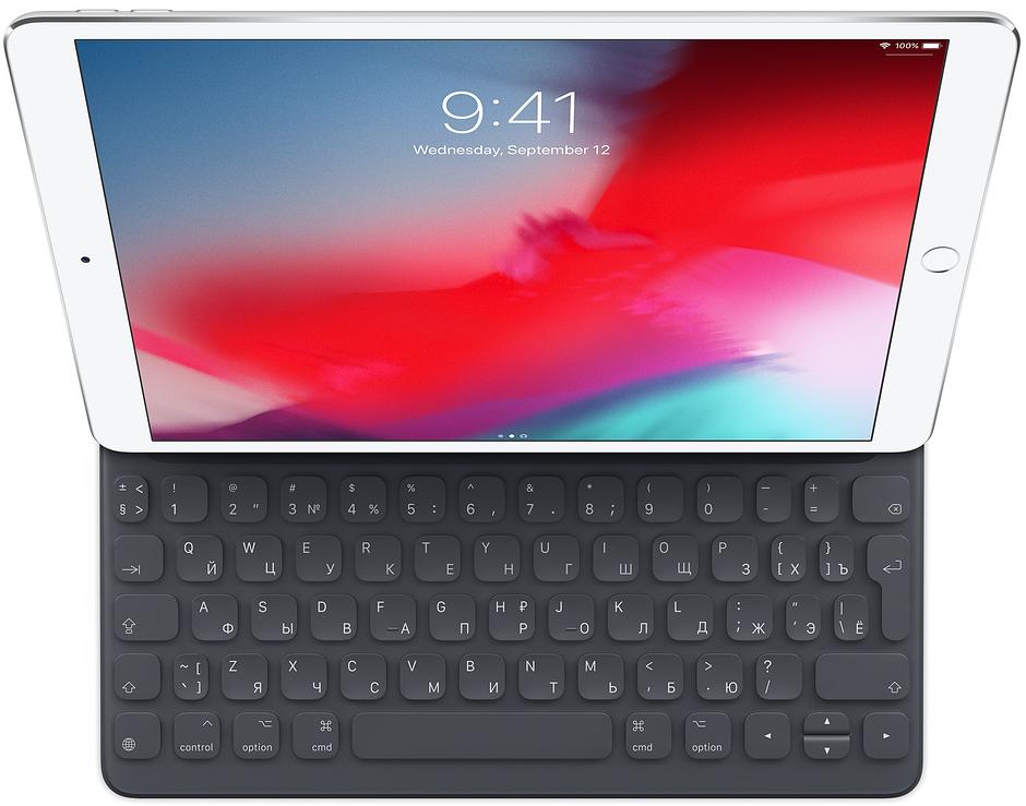 

Клавиатура - чехол Apple Smart (MPTL2RS/A) для iPad Pro 10.5" (Black), Smart Folio