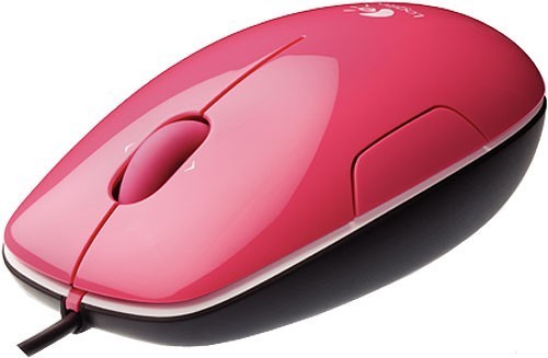 Logitech LS1 Laser Mouse (910-001160) - проводная мышь (Pink) купить в интернет-магазине icover