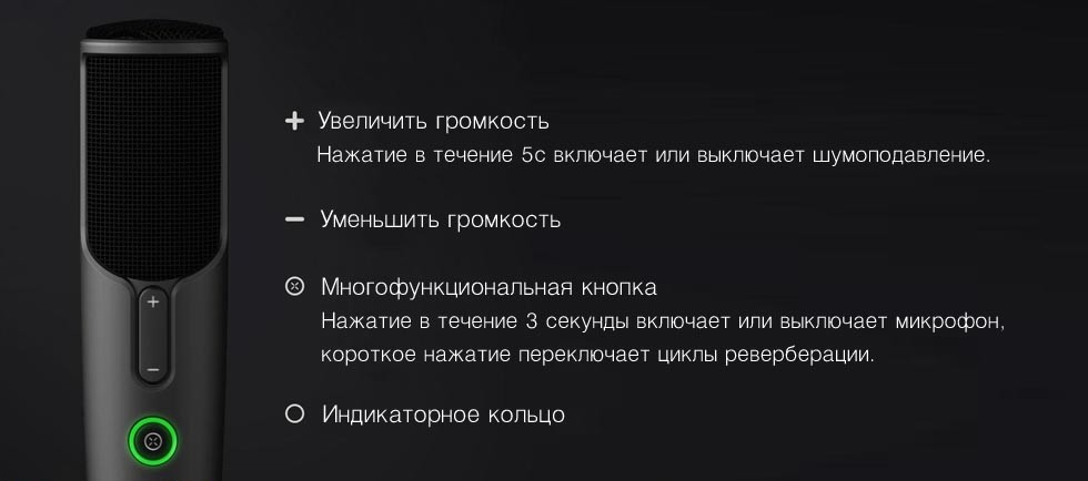 Микрофон Xiaomi Junlin Digital JLM02 (Black) купить в интернет-магазине icover