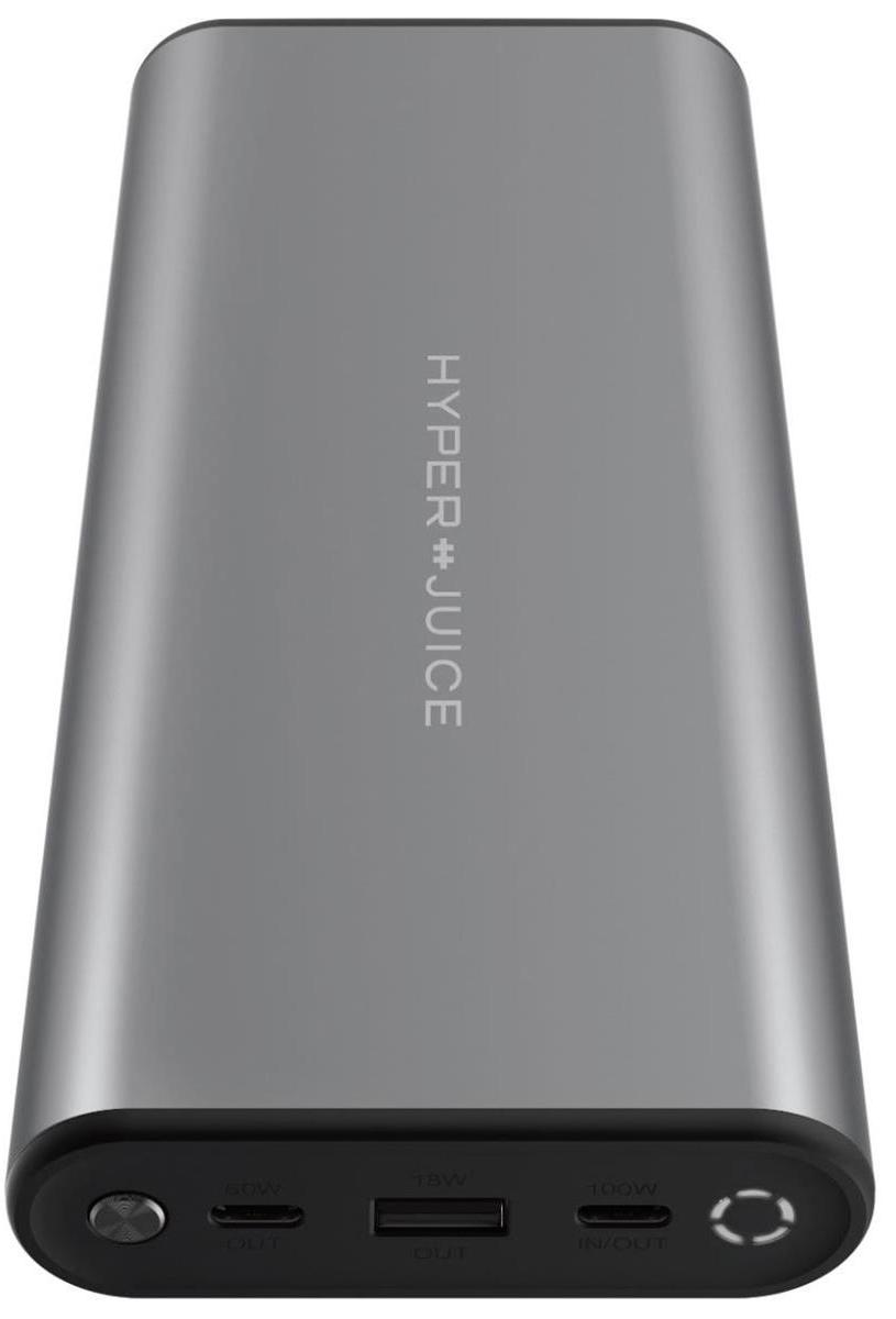 

Внешний аккумулятор HyperJuice 130W USB-C 27000mAh (Space Grey)