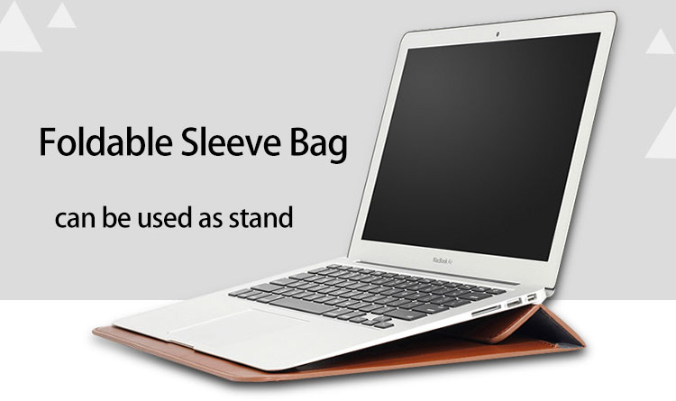 Чехол iBlas Sleeve with Stand для ноутбука 13" (Black) купить в интернет-магазине icover