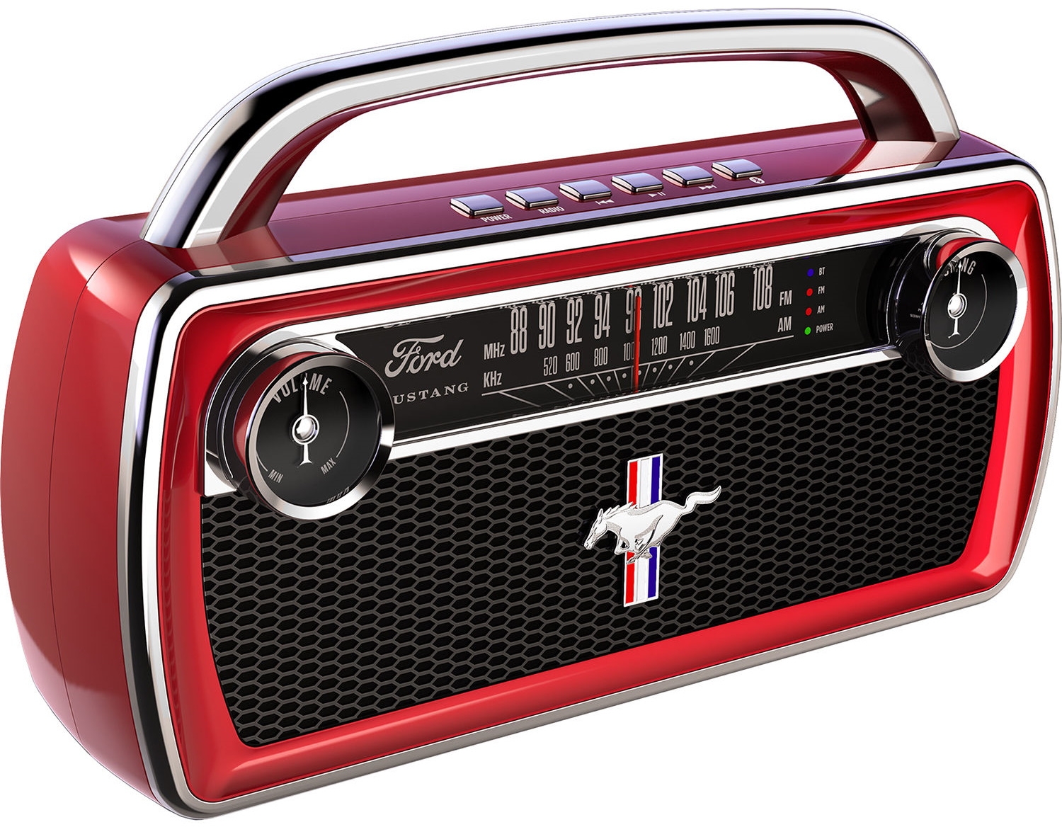 

Портативная акустика iOn Mustang Stereo (Red), Mustang Stereo