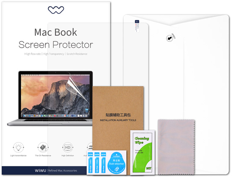 Защитная пленка Wiwu для экрана MacBook Pro 16 (Clear) купить в интернет-магазине icover