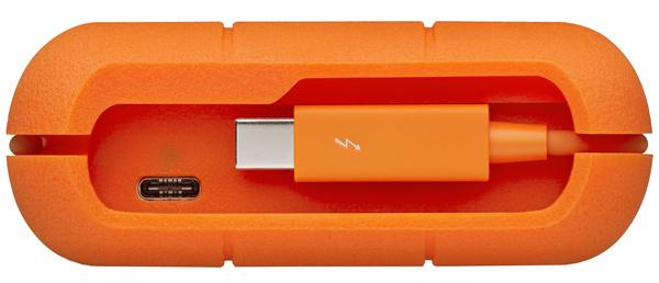 Внешний накопитель LaCie Rugged Thunderbolt USB-C HDD 2TB STFS2000800 (Orange) купить в интернет-магазине icover