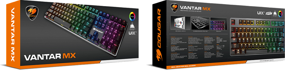 Игровая клавиатура Cougar Vantar MX (Black) купить в интернет-магазине icover