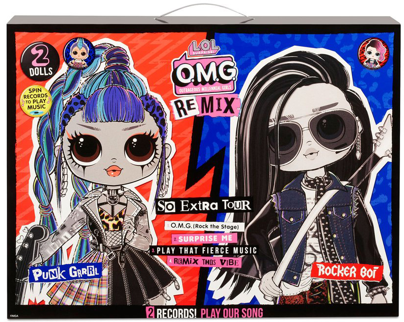 

Игровой набор LOL Surprise! OMG Remix Rocker Boi and Punk Grrrl (567288)
