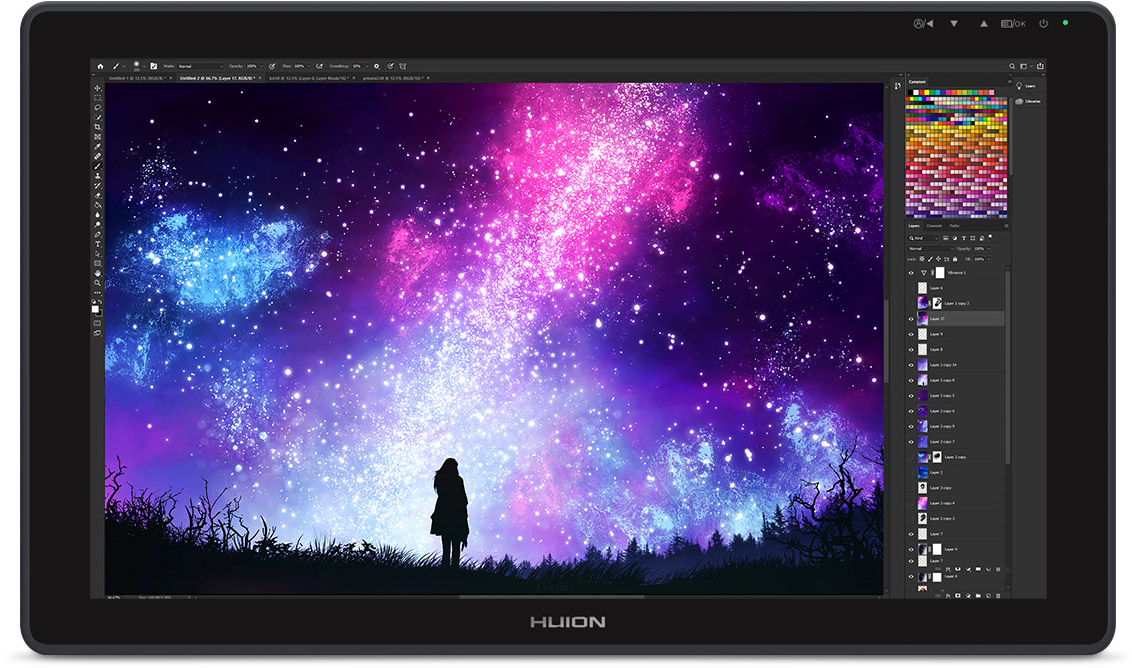 

Сенсорный монитор Huion Kamvas 22 (Black), Kamvas 22