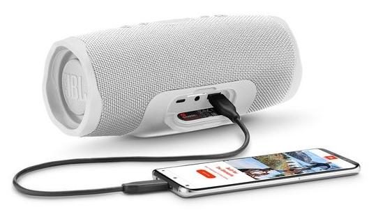 Портативная акустическая система JBL Charge 4 (White) купить в интернет-магазине icover