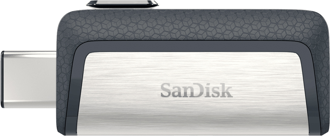 Флеш-накопитель SanDisk Ultra Dual (SDDDC2-128G-G46) USB-C/A 128Gb (Silver) купить в интернет-магазине icover