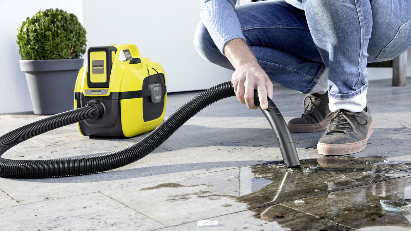 Пылесос Karcher WD 1 Battery Set (Yellow) купить в интернет-магазине icover