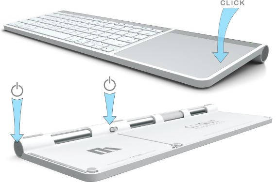 Док-станция Henge Docks Clique (HDS-HDA01CLIQUE) для Magic Trackpad и Wireless Keyboard купить в интернет-магазине icover