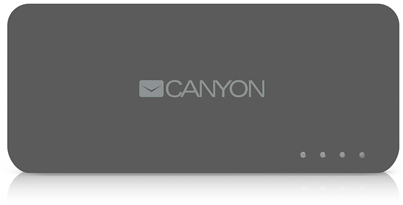 Canyon Portable Battery Charger 4400 mAh (CNE-CPB44DG) - внешний аккумулятор (Black) купить в интернет-магазине icover