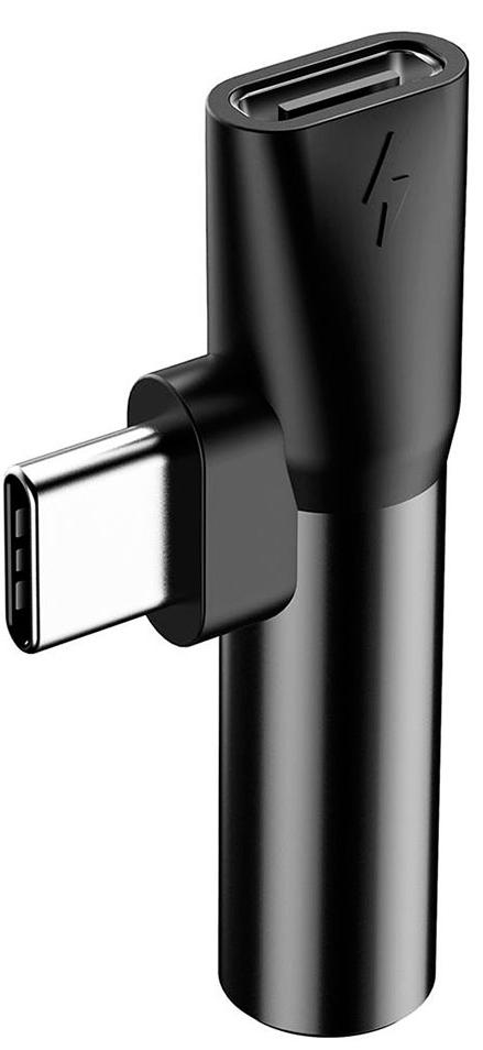 

Переходник Baseus USB Type-C - USB Type-C / mini jack 3.5 mm (L41) (Black)