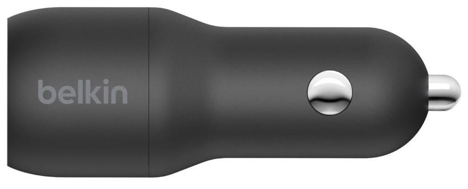 Автомобильное зарядное устройство Belkin Boost Charge Dual USB-A 24W CCD001bt1MBK (Black) купить в интернет-магазине icover