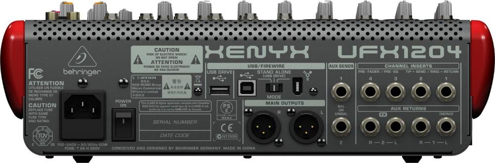 Behringer XENYX UFX1204 (A048878) - микшер (Vinous) купить в интернет-магазине icover