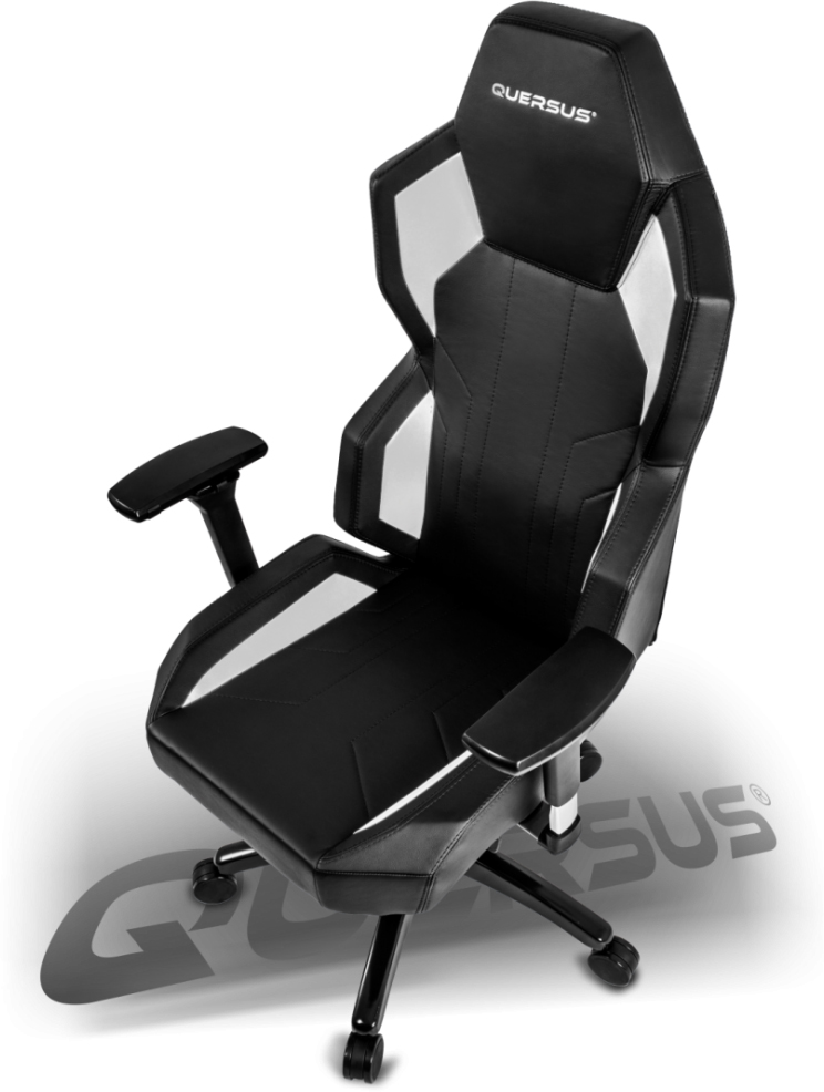 Игровое кресло Quersus Geos G702/XW (Black/White) купить в интернет-магазине icover