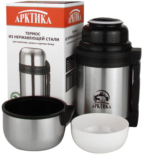 Арктика 201-500 0.5 л - термос универсальный с широким горлом (Silver) купить в интернет-магазине icover