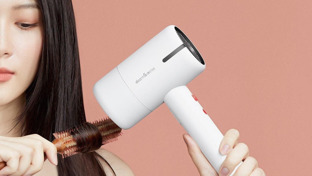 Фен с сушилкой для рук Deerma Multifunction Hair Dryer (DEM-GS100) купить в интернет-магазине icover