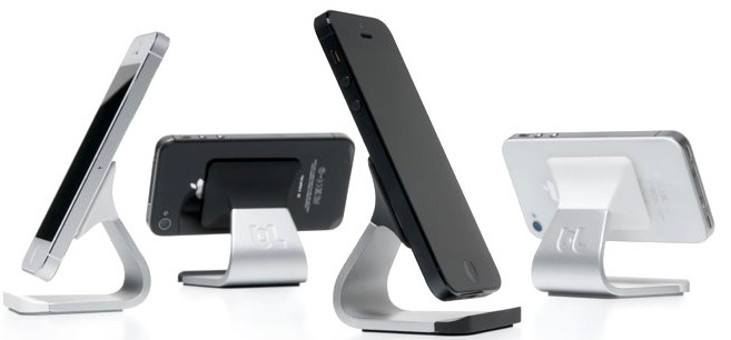 Bluelounge Milo (MO-BL) - подставка-держатель для iPhone (Black/Black) купить в интернет-магазине icover