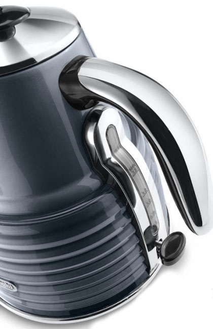 DeLonghi Scultura KBZ 2001 - чайник электрический (Grey) купить в интернет-магазине icover