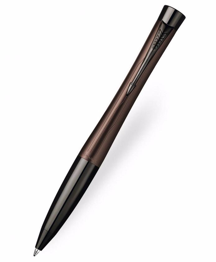 Шариковая ручка Parker Urban Premium Ballpoint M с синими чернилами (Metallic Brown) купить в интернет-магазине icover